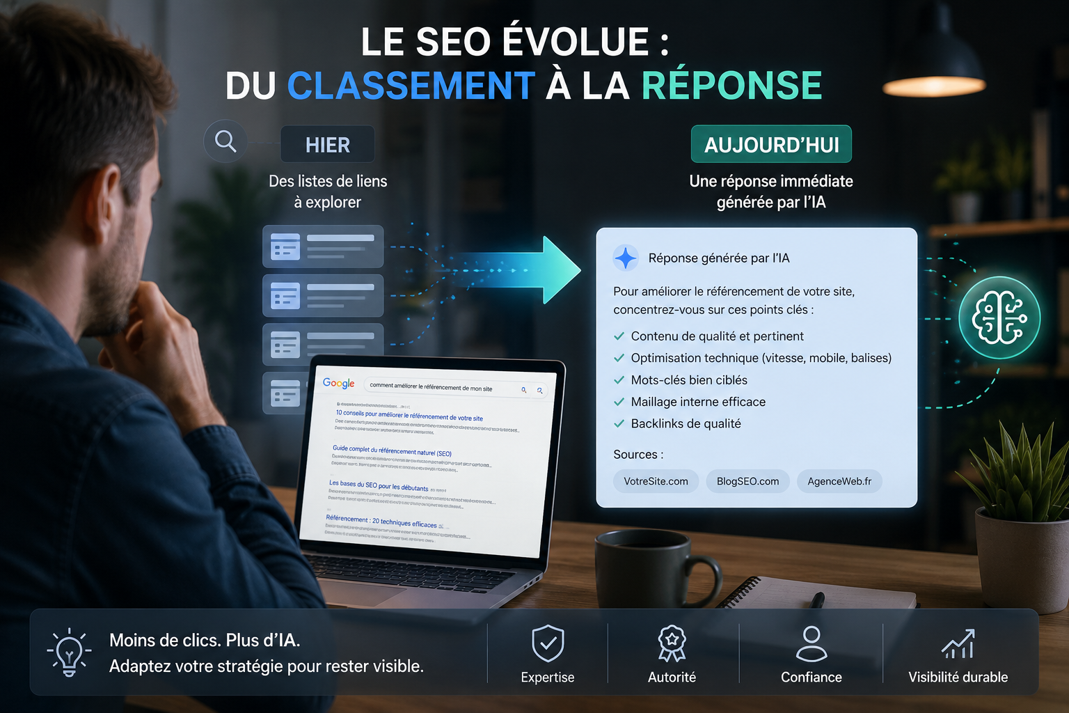 Le SEO est-il mort en 2026 ? Pourquoi l’IA générative change complètement la visibilité des entreprises
